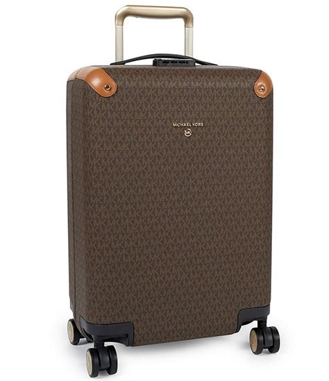 michael kors travel bag acorn|Michael Kors trolley suitcase.